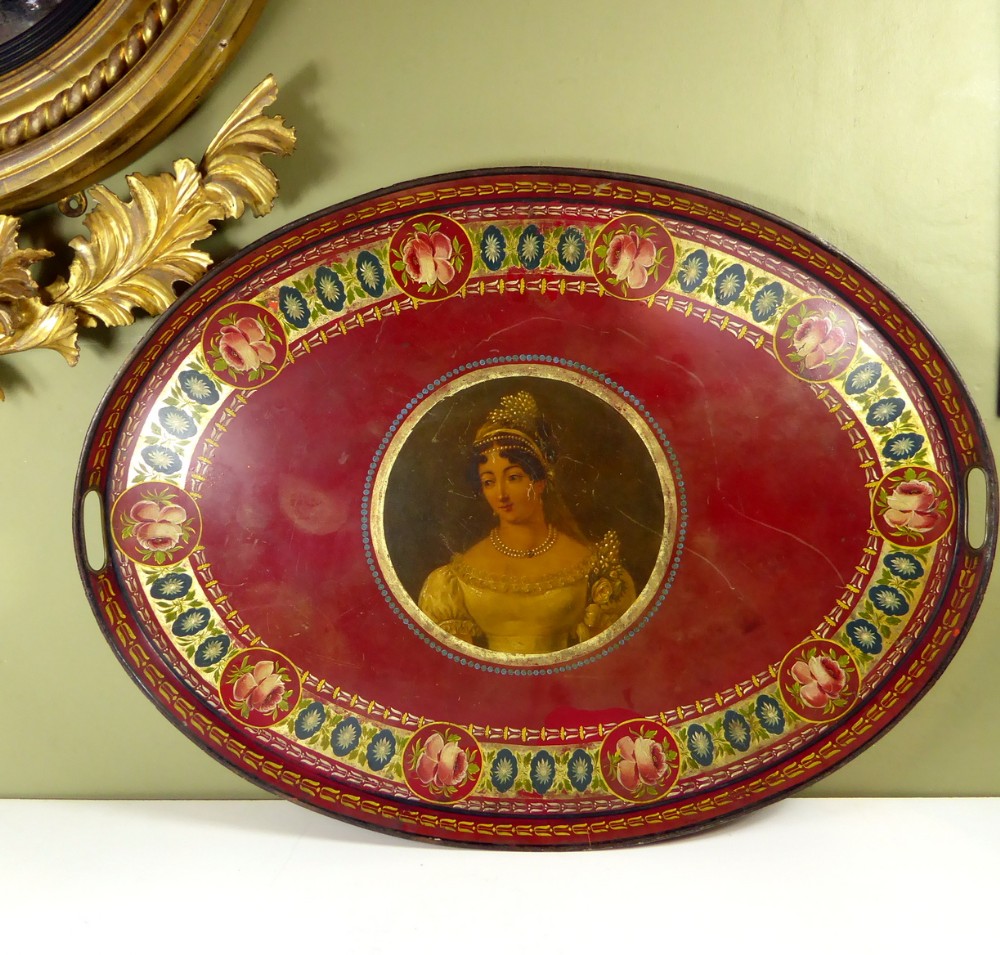 19TH C TOLE TRAY