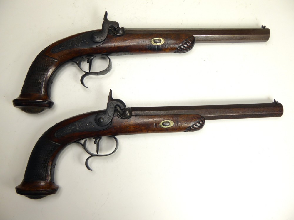 PAIR OF EARLY 19TH C PISTOLS