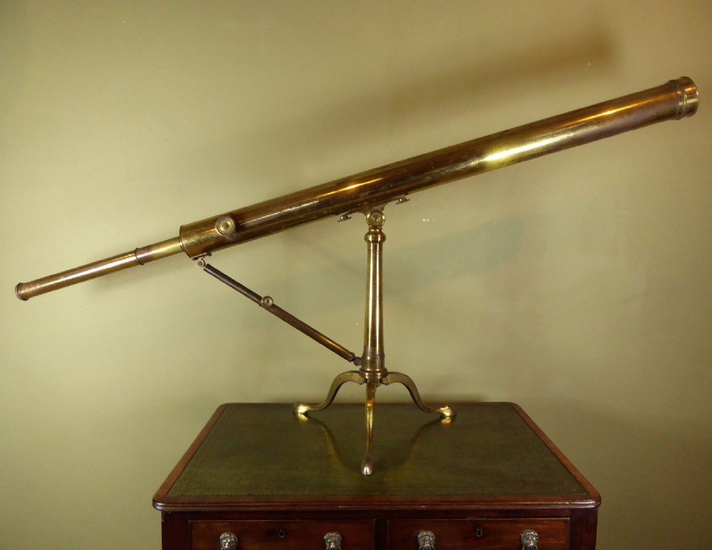 19th C Brass Telescope by Dunn, Edinburgh