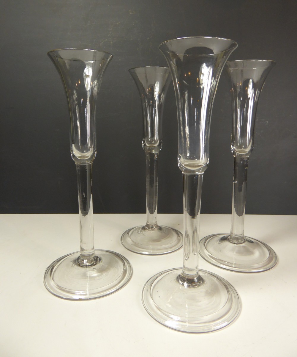 TALL 18TH C WINE GLASSES