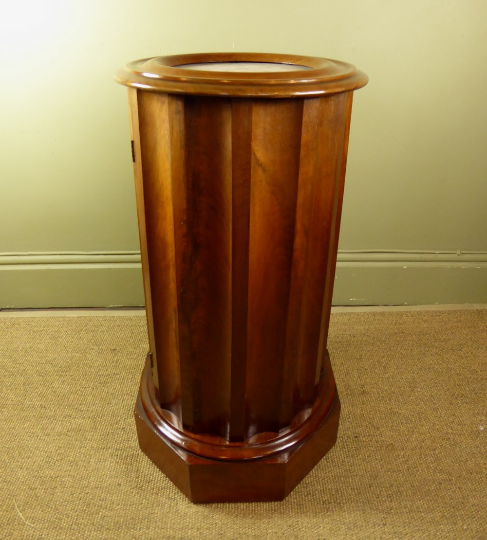 19TH C CYLINDER POT CUPBOARD