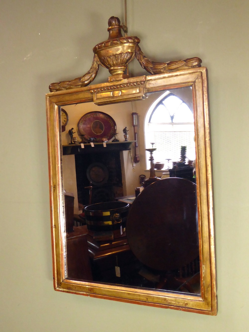 GILT WALL MIRROR C 1800