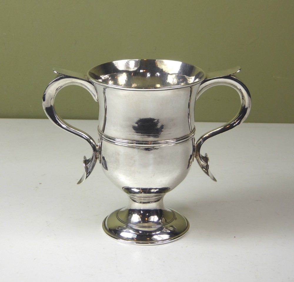 18TH C SILVER LOVING CUP, LONDON 1796