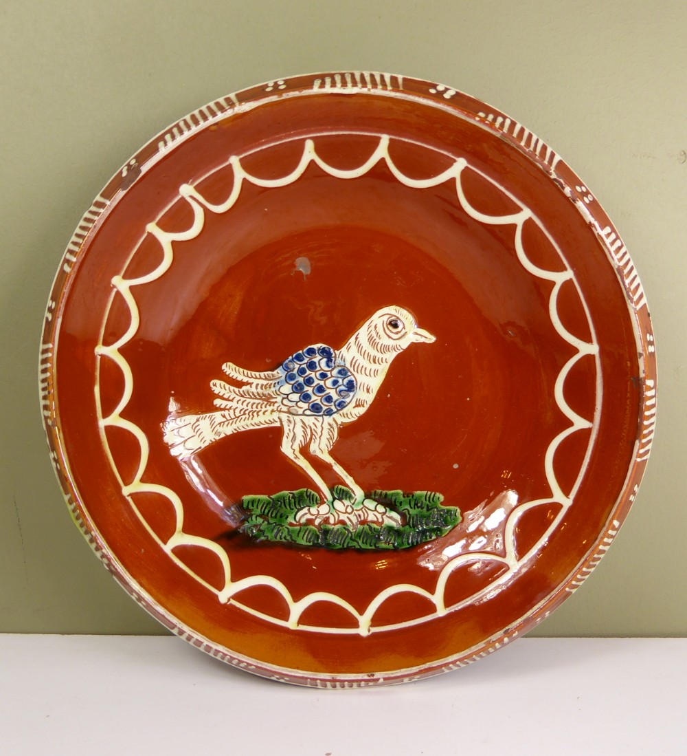 19TH C SLIPWARE BOWL