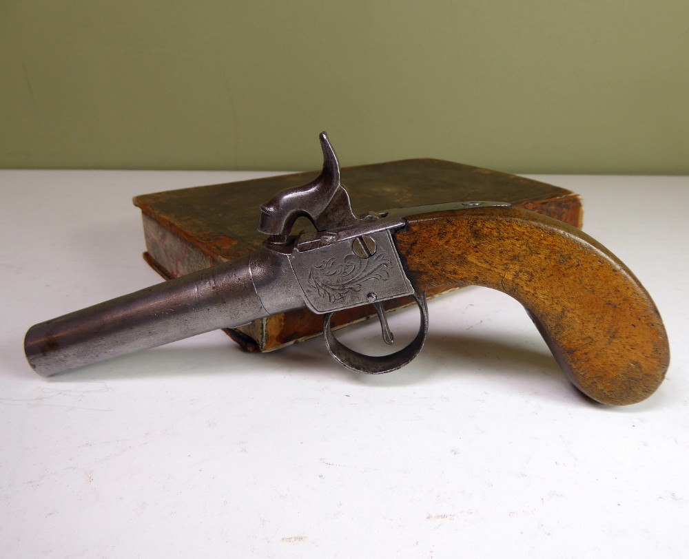 19TH C PERCUSSION PISTOL