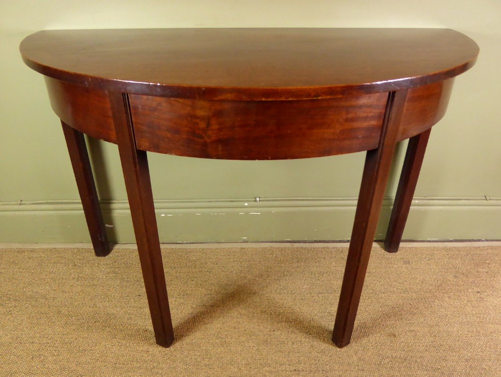 A Demi Lune Table