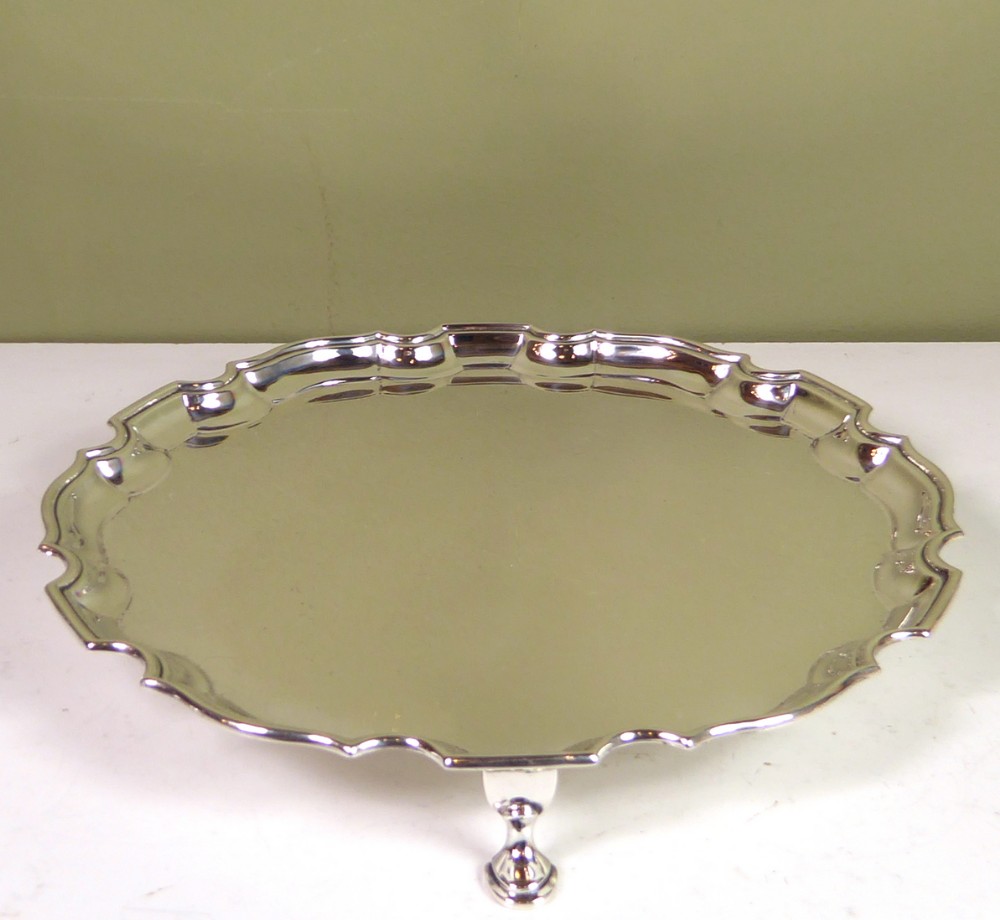 SILVER SALVER BY ELKINGTON, BHAM 1913