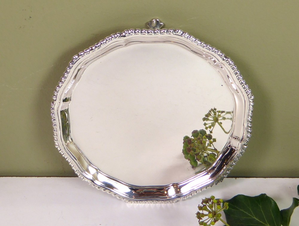 SILVER SALVER, LONDON 1893