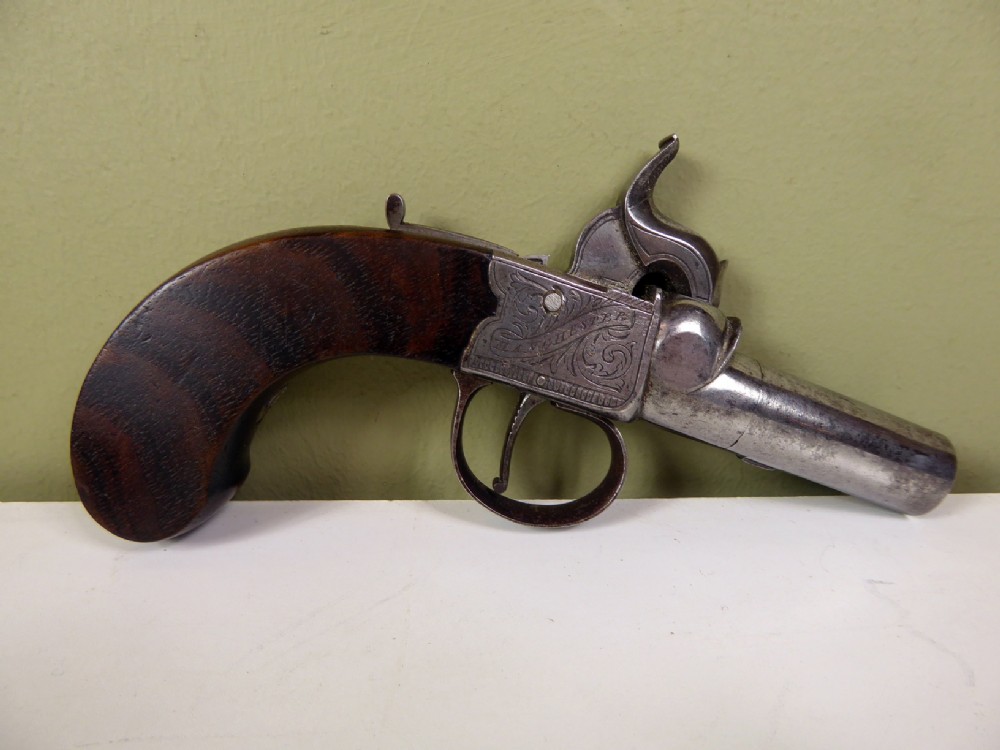 19TH C PERCUSSION PISTOL