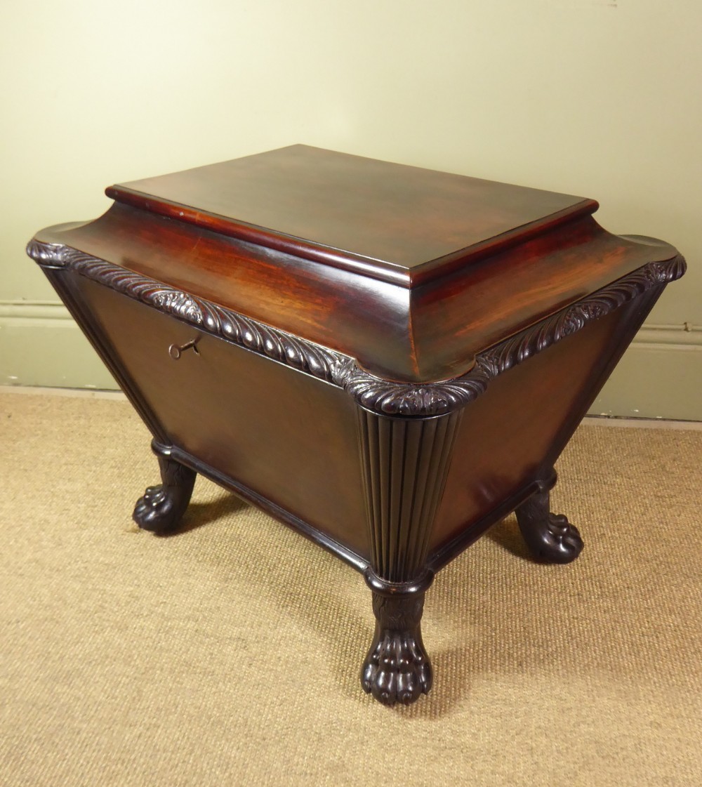 REGENCY MAHOGANY CELLARETTE