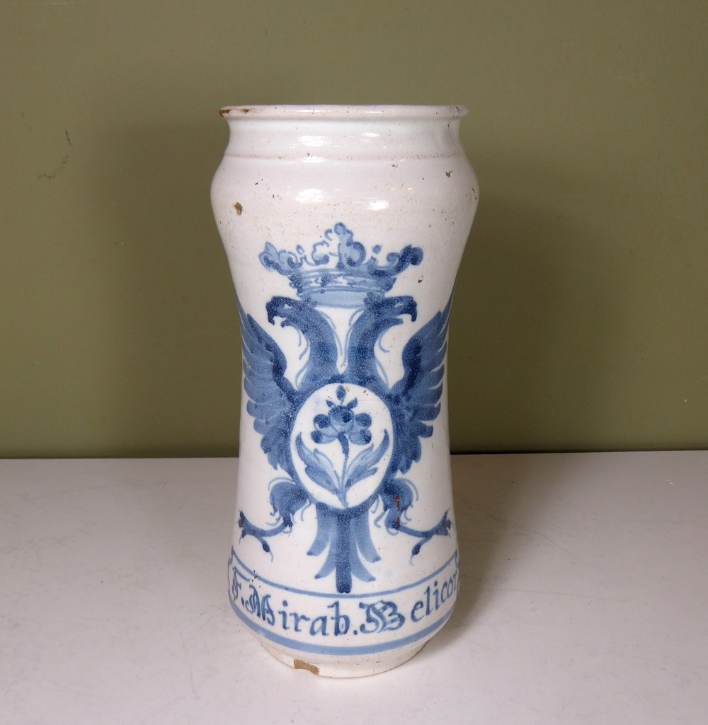 18TH C APOTHECARY, ARBARELLO JAR
