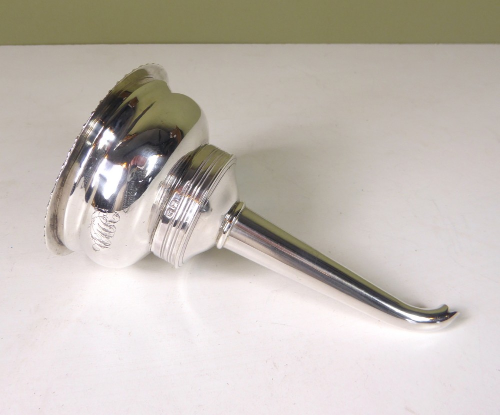 SILVER WINE FUNNEL, LONDON 1817