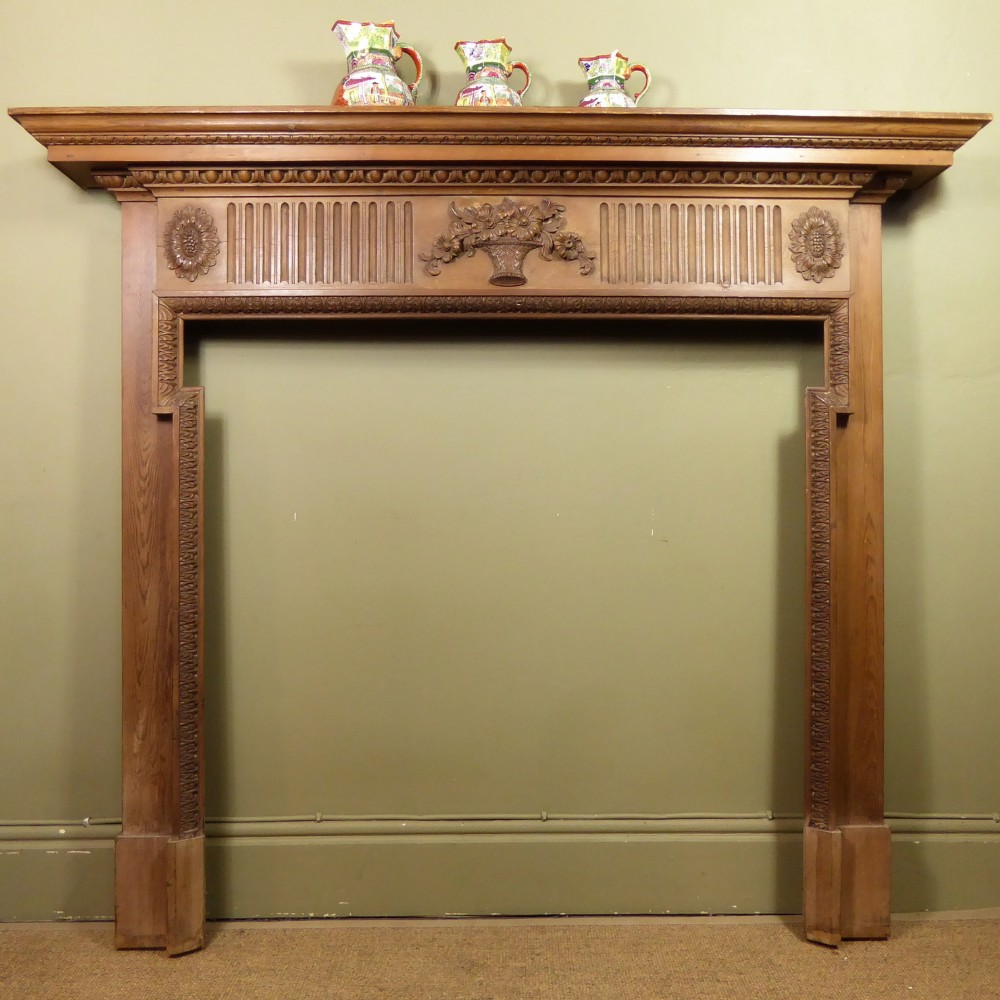 PINE FIRE SURROUND