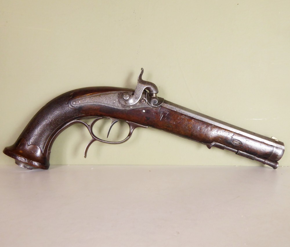18TH C FLINTLOCK PISTOL