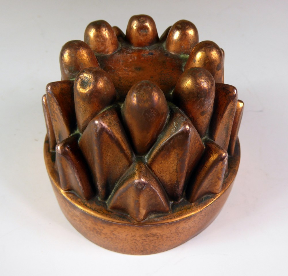 A 19th C Copper Jelly Mould