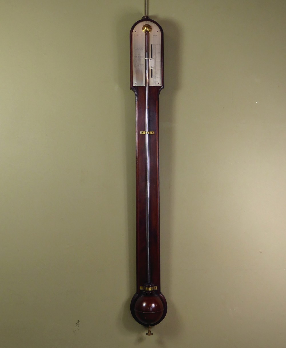 GEORGE III STICK BAROMETER BY WATKINS & HILL