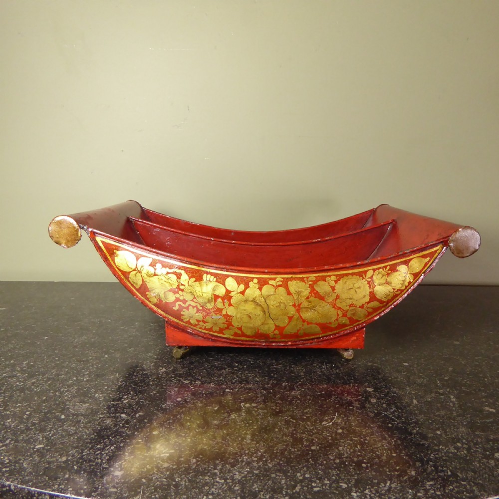EARLY 19TH C TOLEWARE CHEESE COASTER View VII