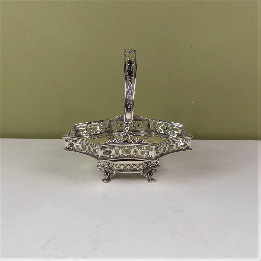 A SILVER BASKET