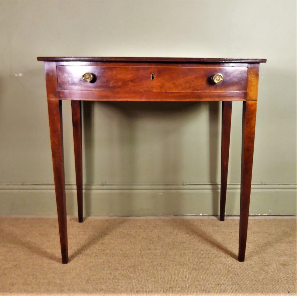 A George III Bow Fronted Side Table