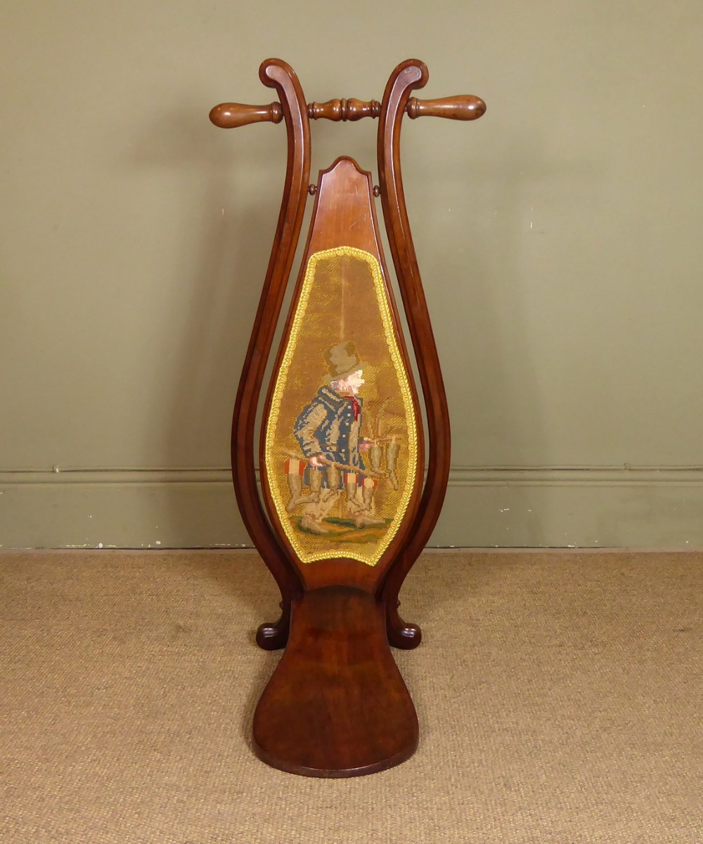 EARLY 19TH C MAHOGANY BOOT PULL