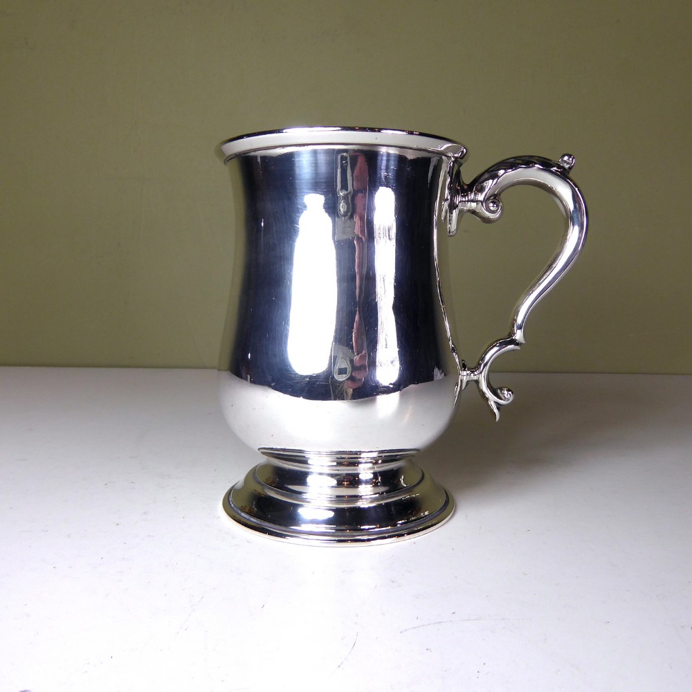 SOLID SILVER TANKARD 1931