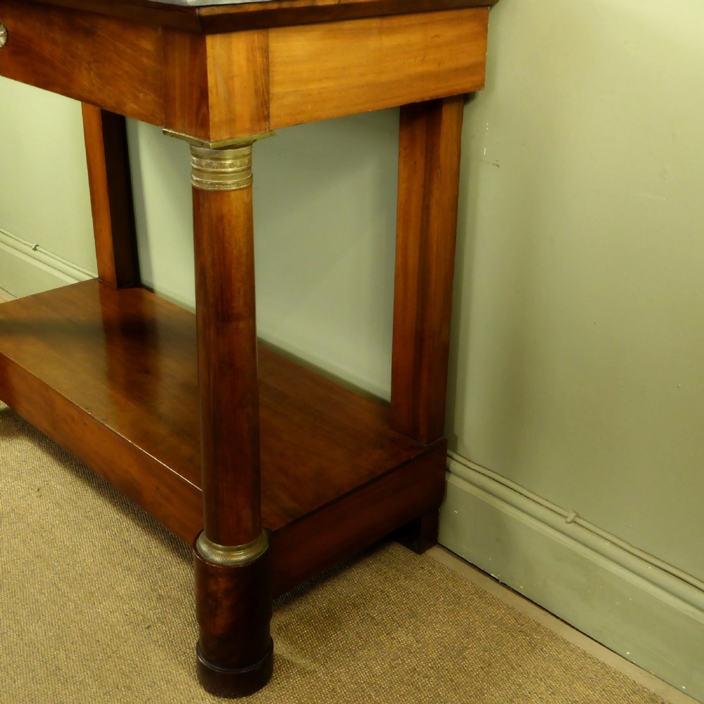 EARLY 19TH C WALNUT CONSOLE TABLE View II