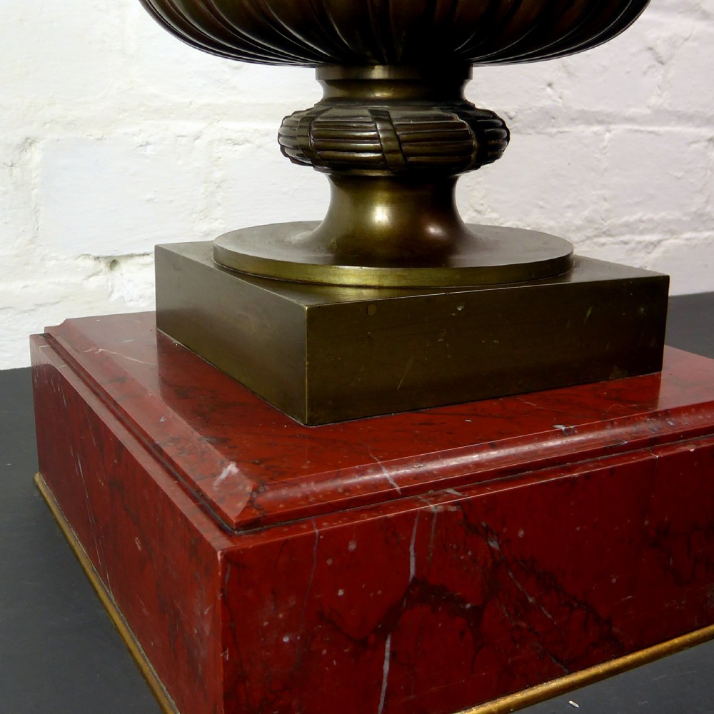 REGENCY BRONZE WINE COOLER, VASE View III