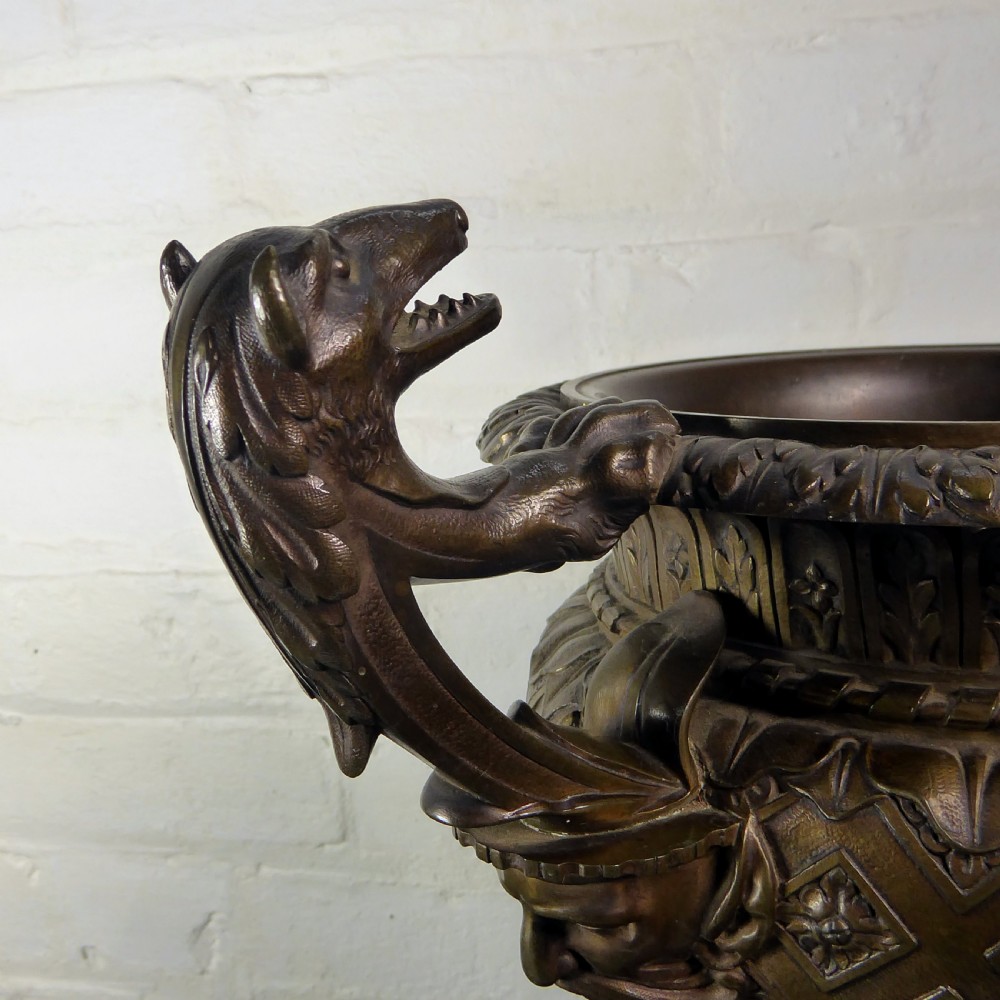REGENCY BRONZE WINE COOLER, VASE View V