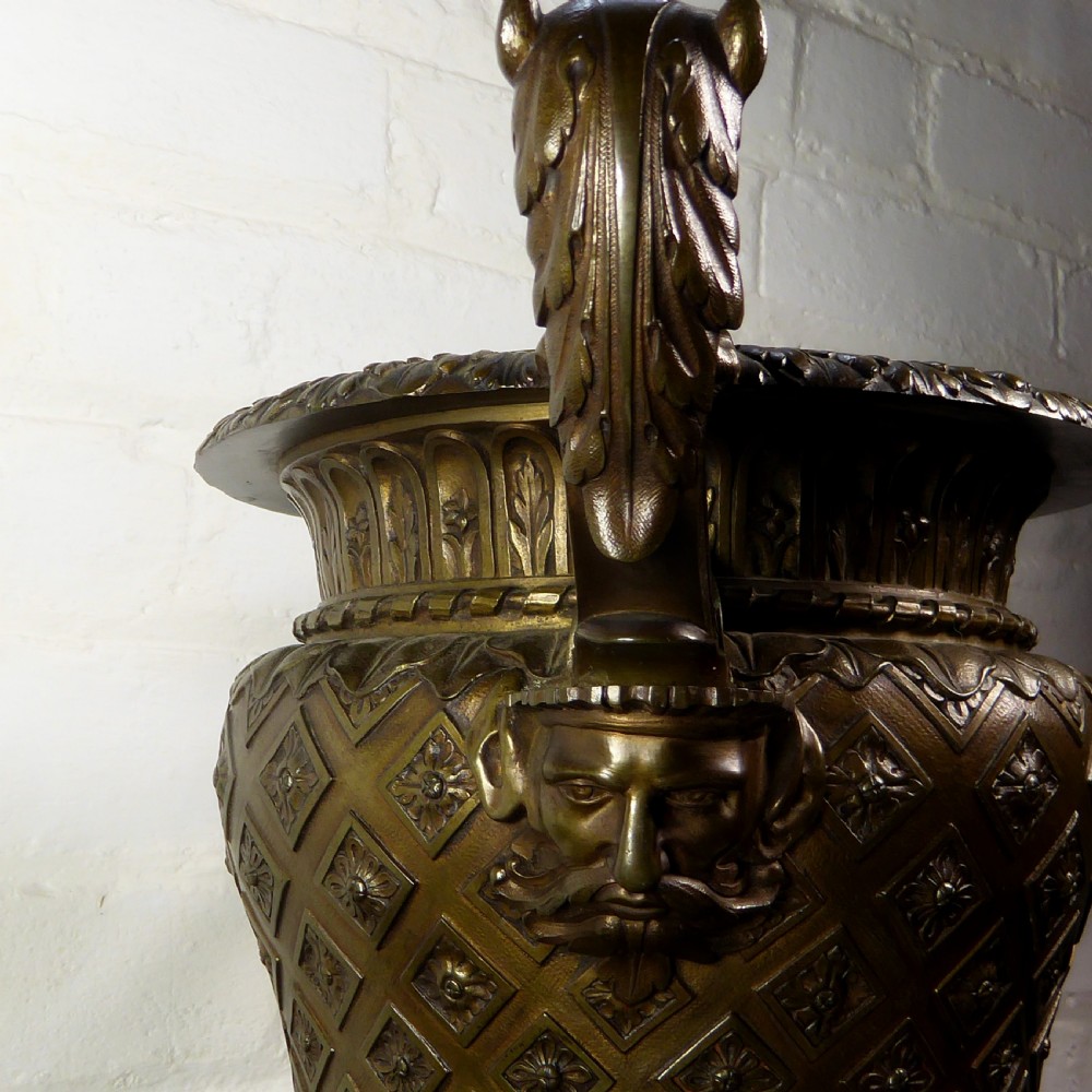 REGENCY BRONZE WINE COOLER, VASE View VI