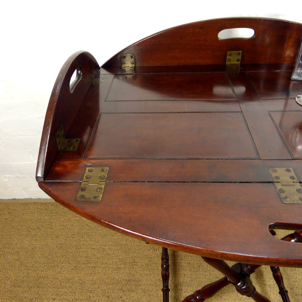 18TH C MAHOGANY BUTLERS TRAY View III