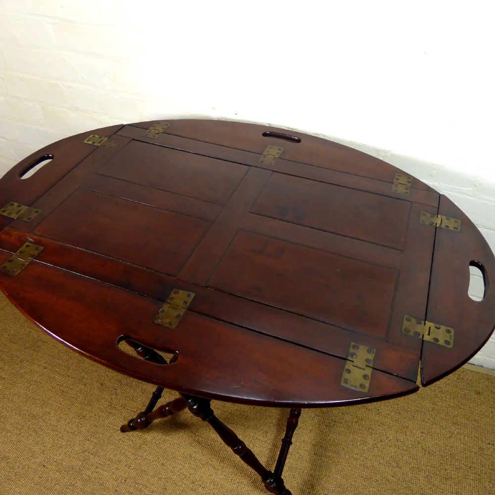 18TH C MAHOGANY BUTLERS TRAY View IV