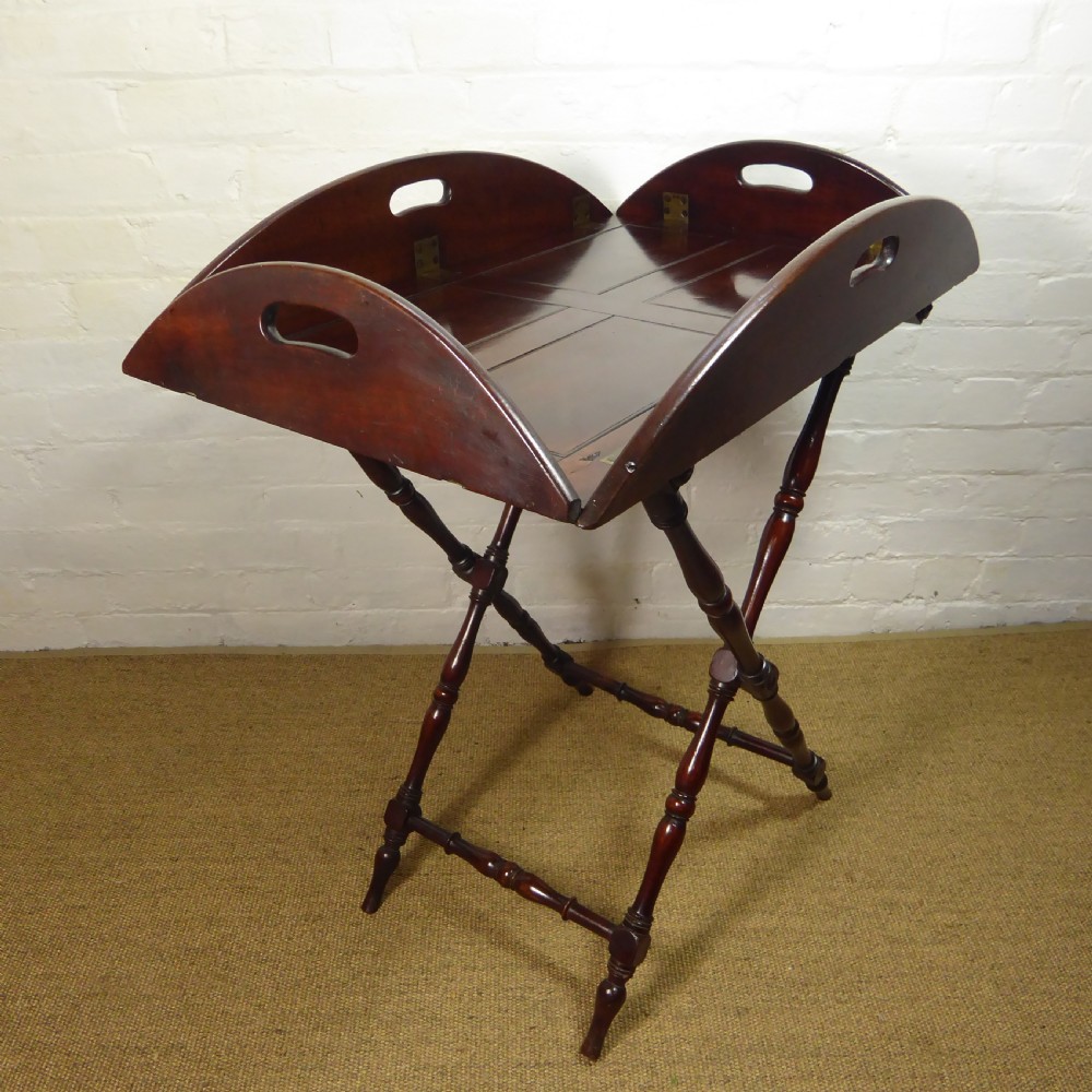 18TH C MAHOGANY BUTLERS TRAY View V