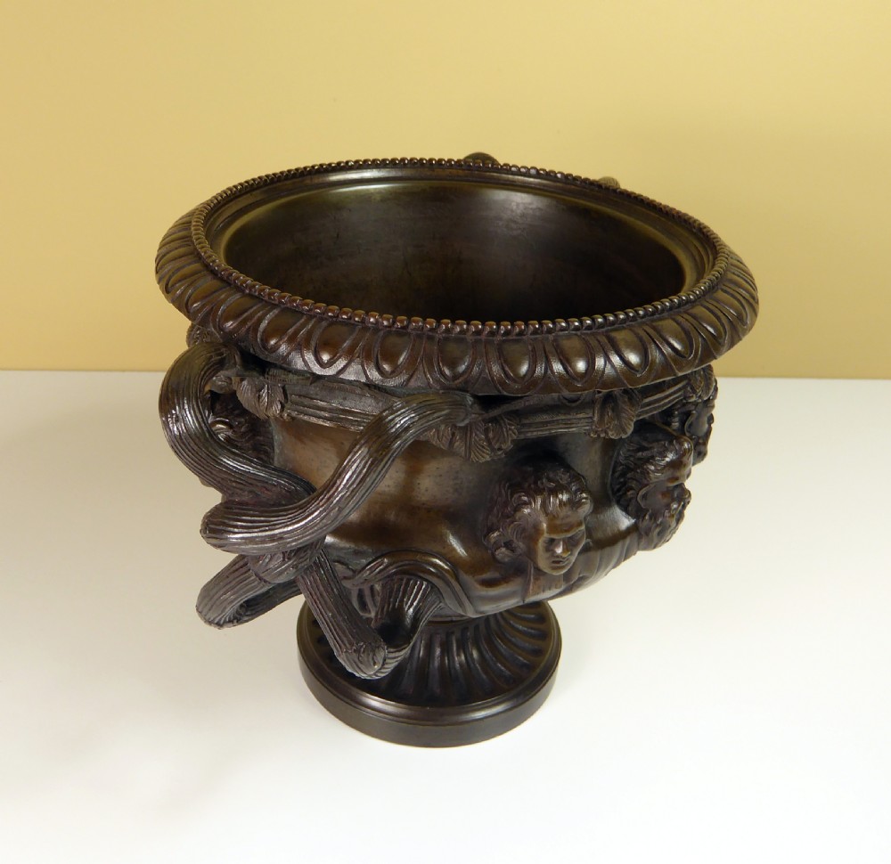19TH C BRONZE WARWICK VASE View II