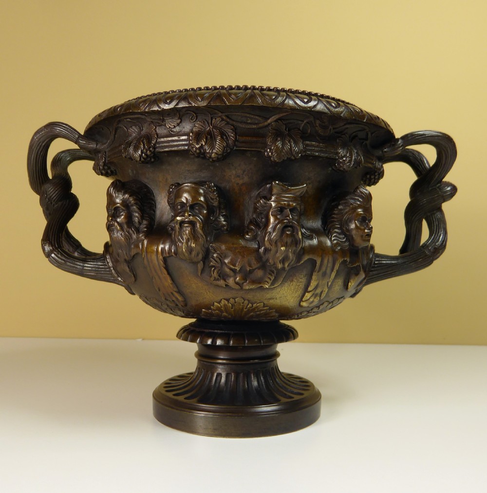 19TH C BRONZE WARWICK VASE View IV