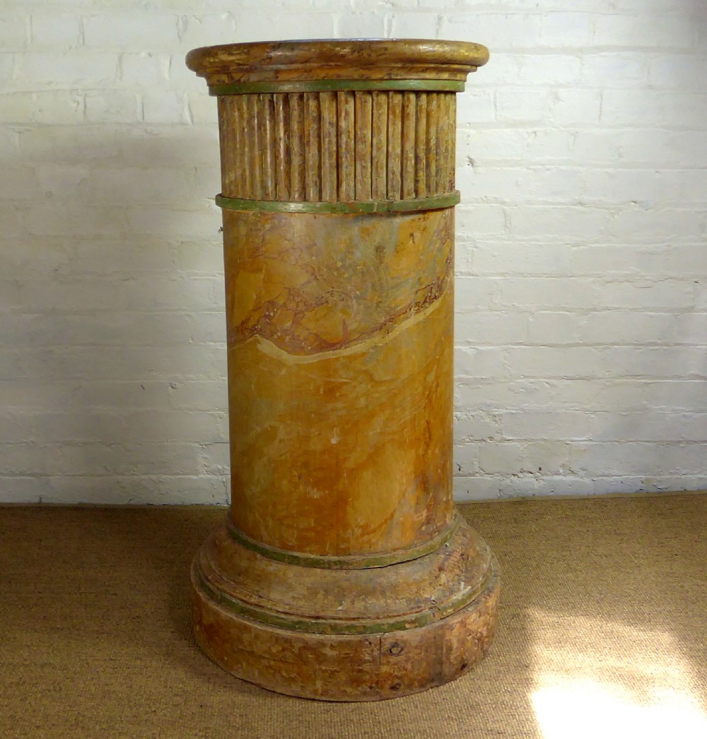 LARGE 19TH C PEDESTAL