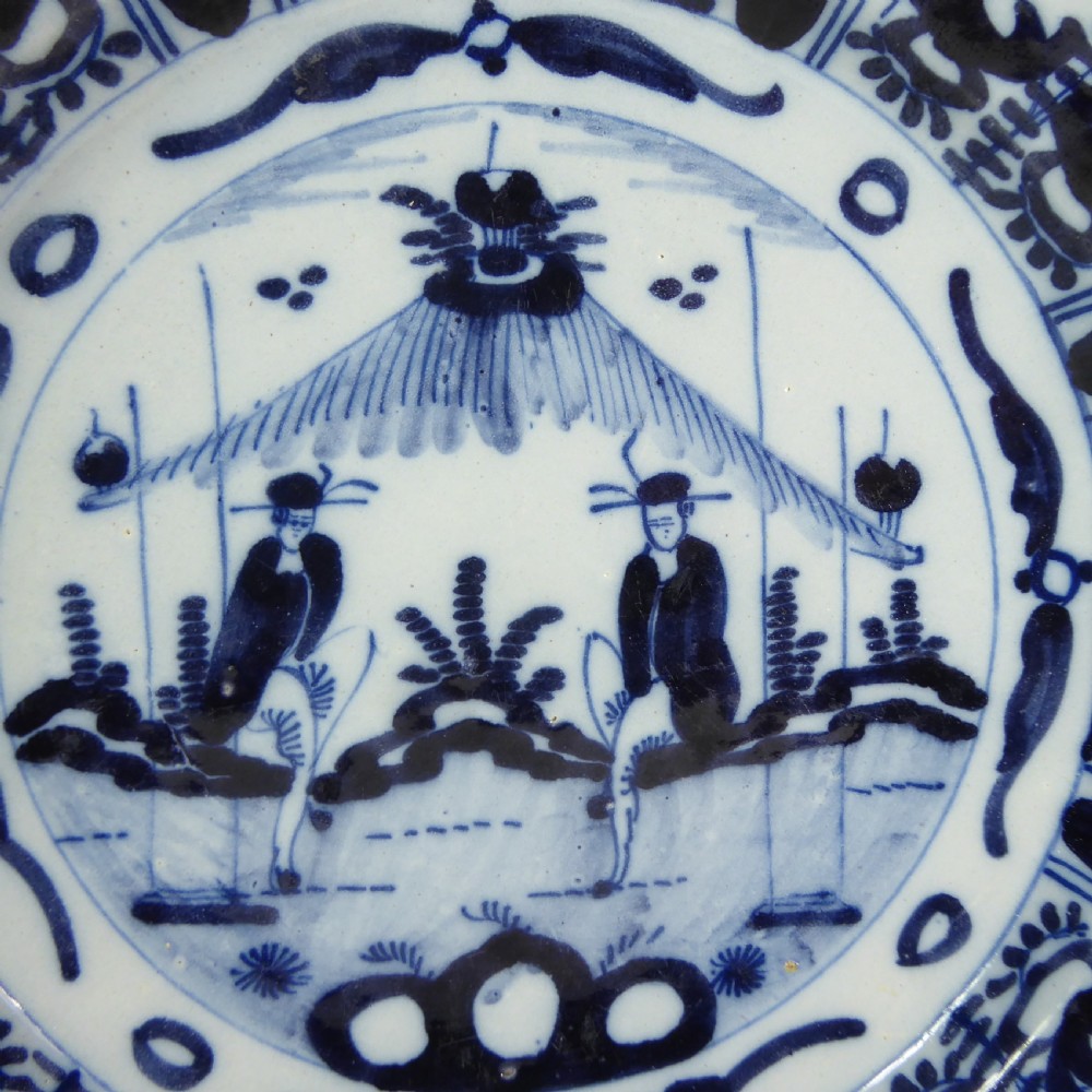 PAIR OF EARLY DELFT CHARGERS View IV