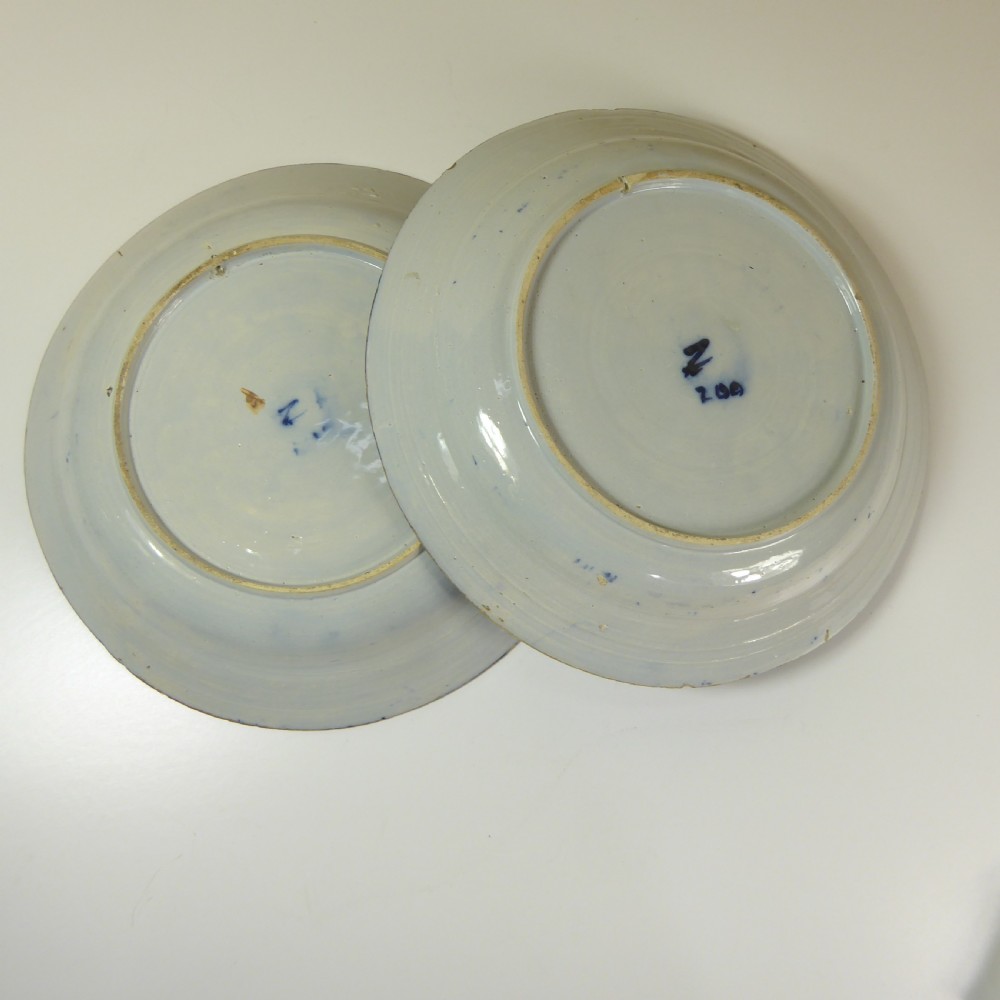 PAIR OF EARLY DELFT CHARGERS View VI