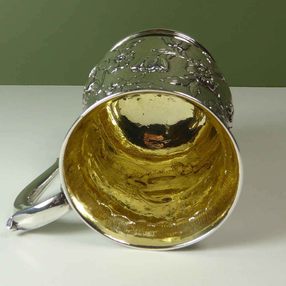 18TH C SILVER TANKARD BY RICHARD BAYLEY 1748 View III