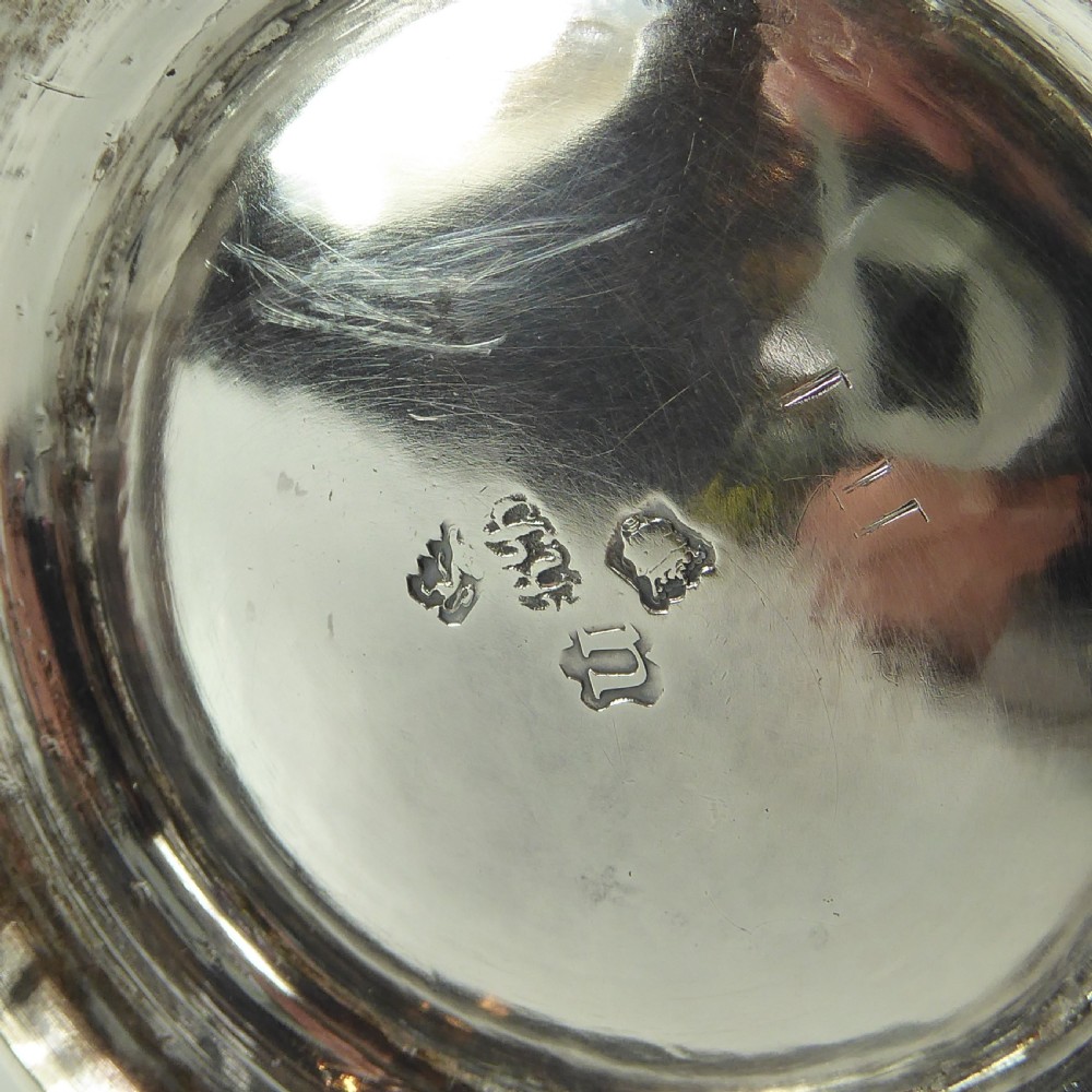 18TH C SILVER TANKARD BY RICHARD BAYLEY 1748 View V