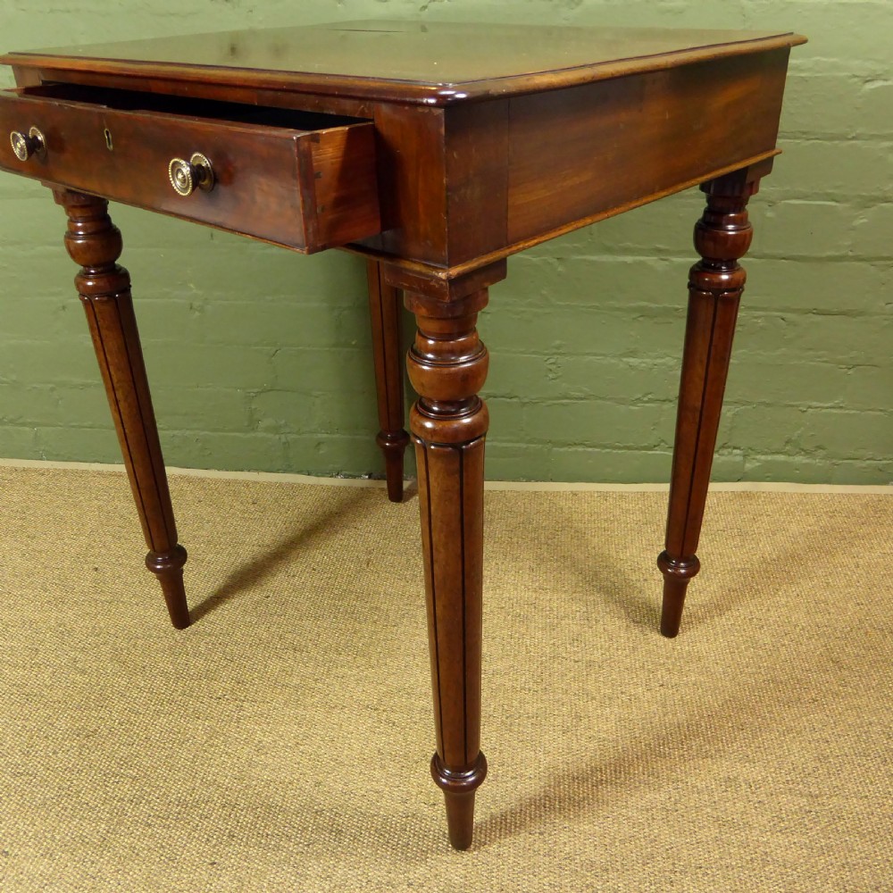 19TH C MAHOGANY SIDE TABLE, LAMP TABLE View IV