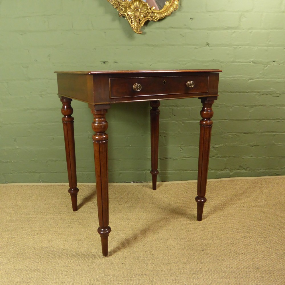 19TH C MAHOGANY SIDE TABLE, LAMP TABLE View V