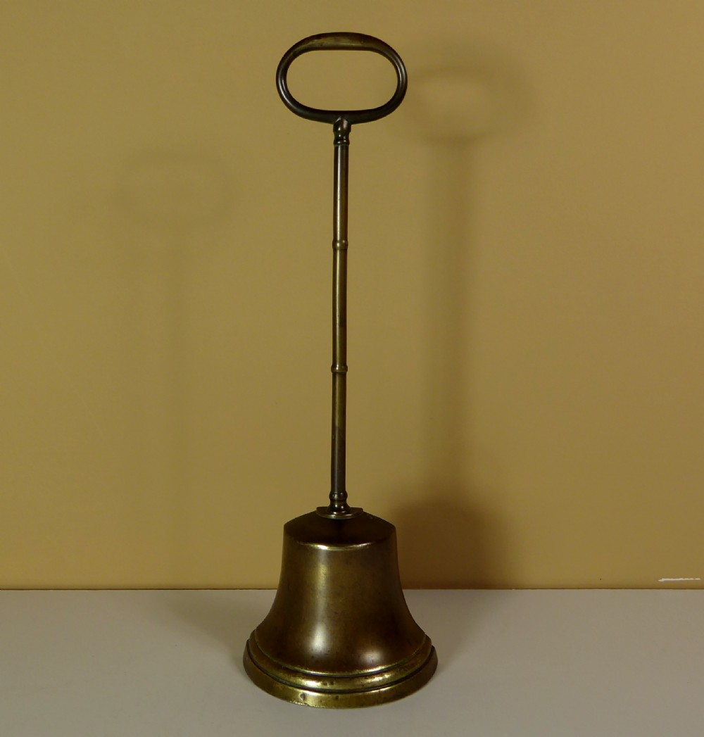GEORGE III BRASS DOOR PORTER