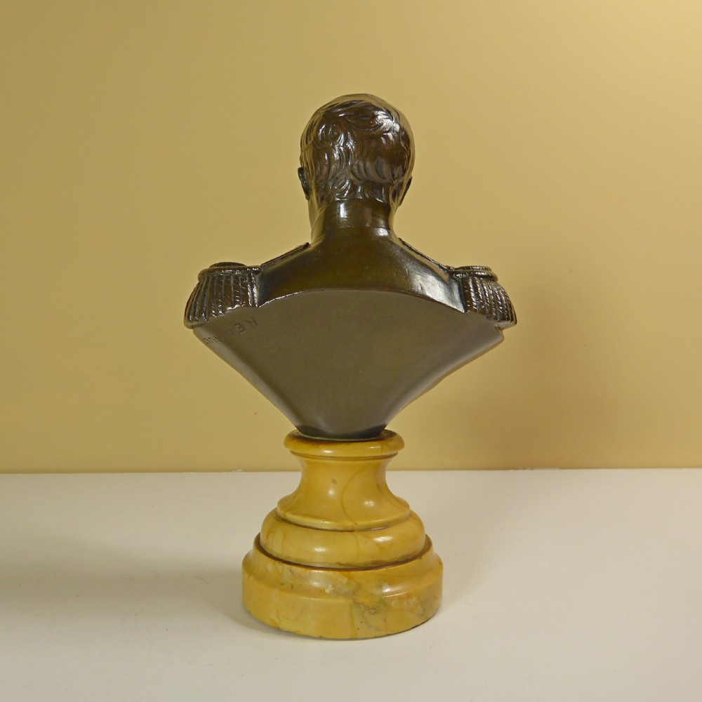 19TH C BRONZE BUST OF NAPOLEON View IV