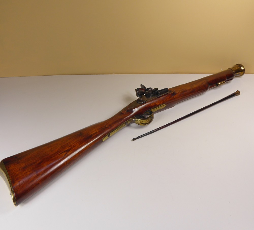 18TH C FLINTLOCK BLUNDERBUSS