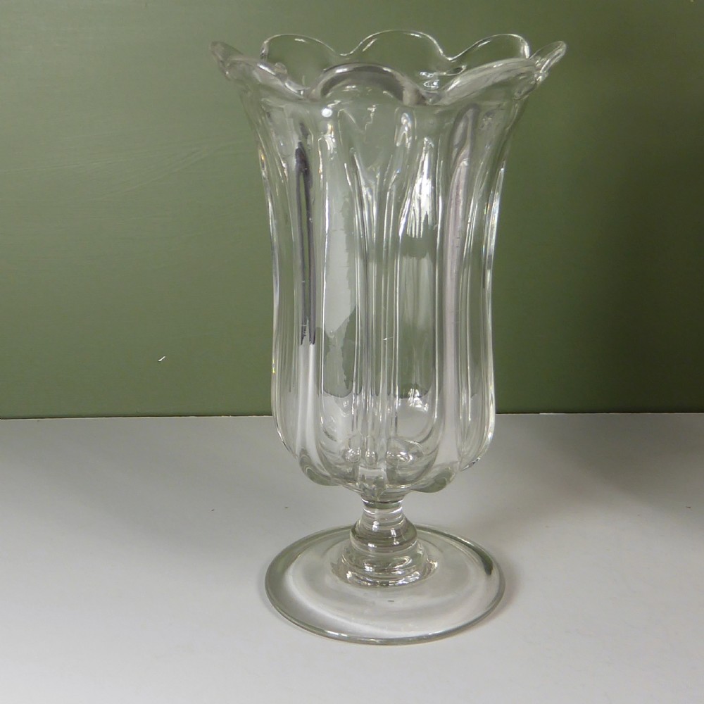 TWO 19TH C CELERY VASES View IV