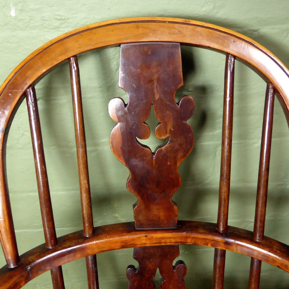 PAIR OF  YEW WOOD CHILDS WINDSOR CHAIRS View IV