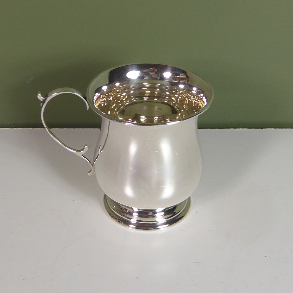 SILVER CHRISTENING MUG View II