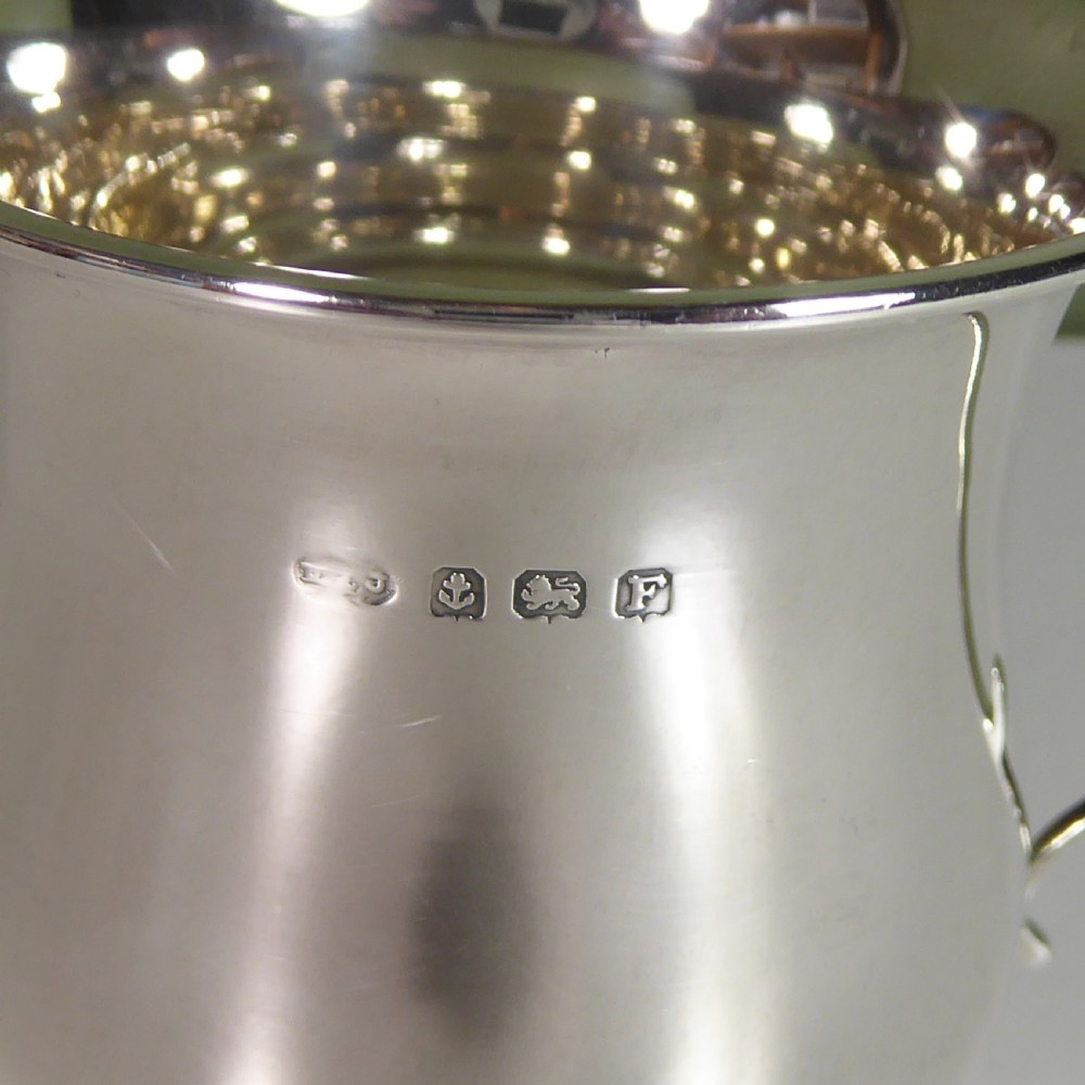 SILVER CHRISTENING MUG View III