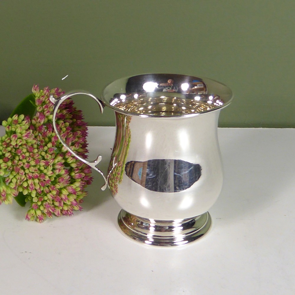 SILVER CHRISTENING MUG View VI