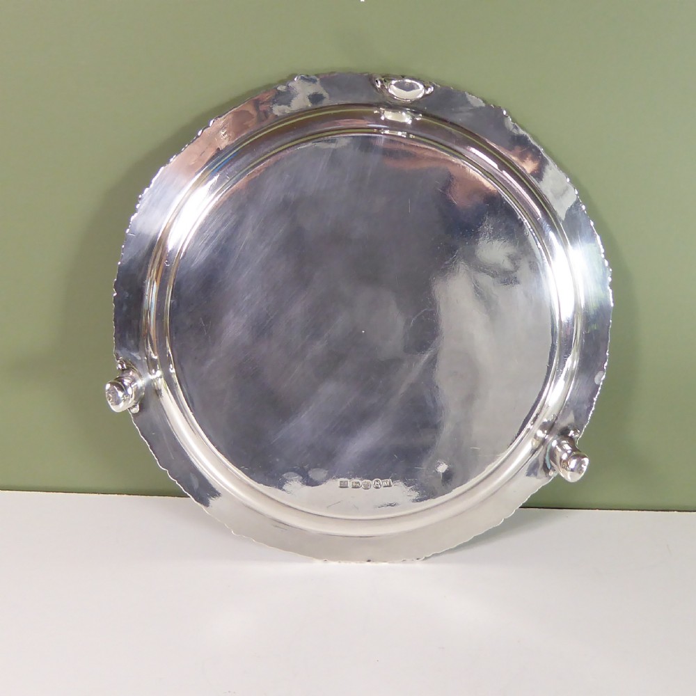 PAIR OF REGENCY SILVER SALVERS View IV